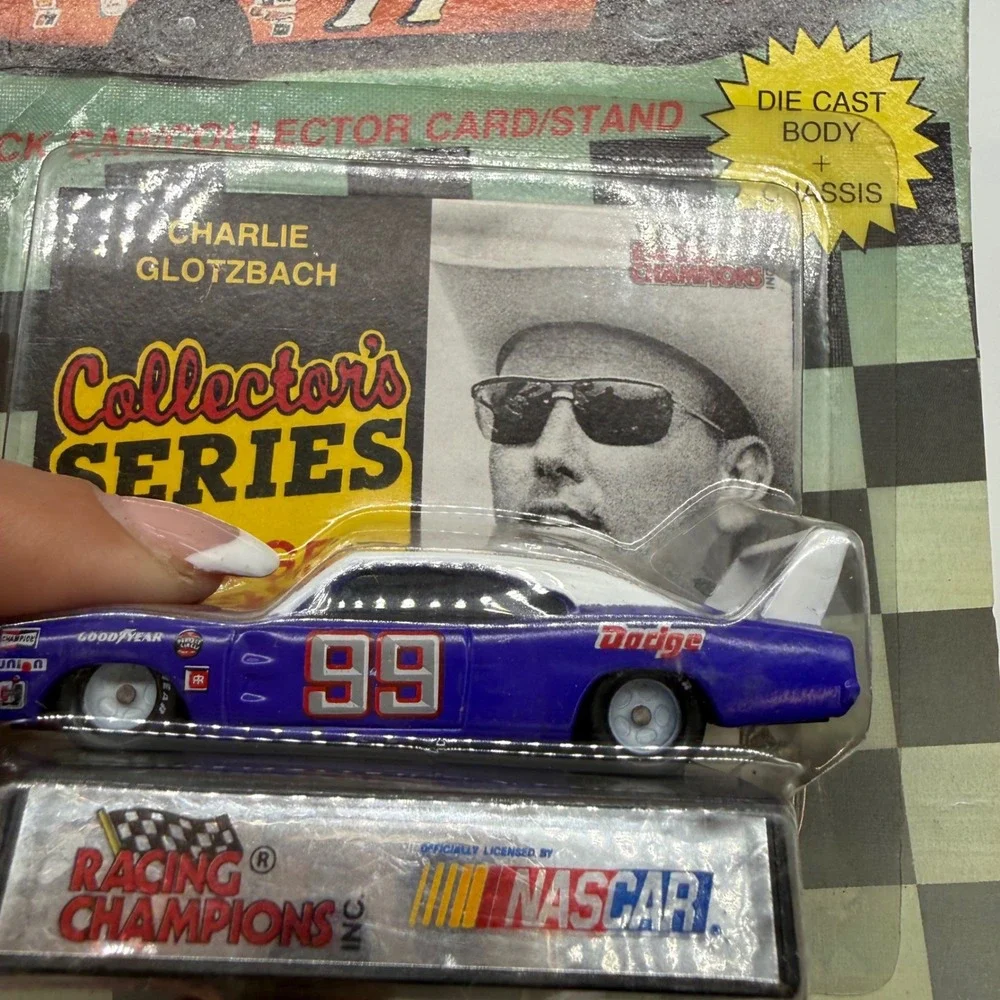 Racing Champions packaging shows